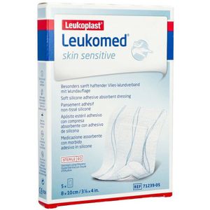 Leukoplast - Leukomed Skin Sensitive - Eilandpleister - 8 x 10 cm - 5 Stuks