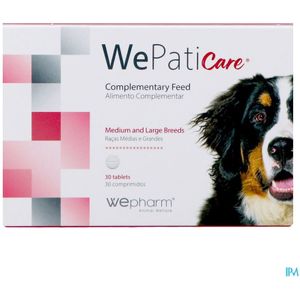 WePharm WePaticare - Dierensupplement - 30 Tabletten - Ondersteuning van de Leverfunctie bij Honden en Katten