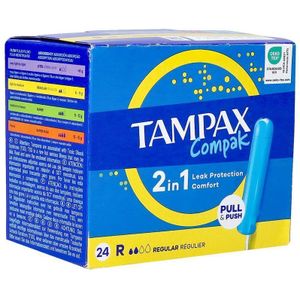 Tampax Compak Regular Tampons 24