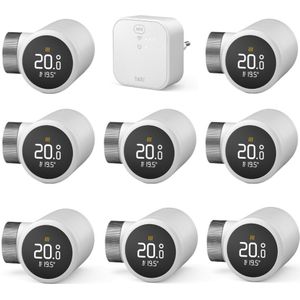 tado° X Slimme Radiatorknop 8-pack & Bridge