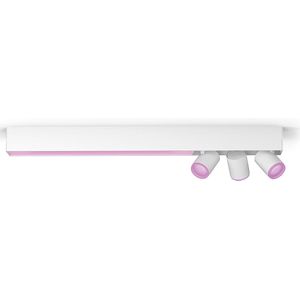 Philips Hue Centris opbouwspot - wit en gekleurd licht - 3-spots - wit - rechthoekig