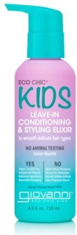 Giovanni Cosmetics - Eco Chic Kids - Leave-In Conditioning & Styling Elixir - 133ml