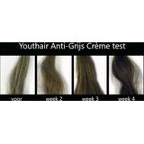 Youthair Anti-grijs kleurherstel crème - Zichtbare resultaten in 1 week - Werkt geleidelijk - 100% natuurlijk resultaat