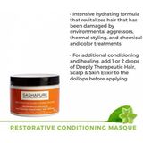 Sashapure - Restorative Conditioning Masque - 227 gr - Haarmasker