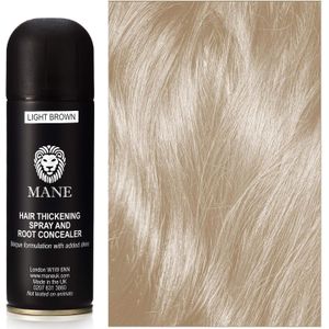 Mane - Haarverdikker Spray - Lichtbruin - 200 ml