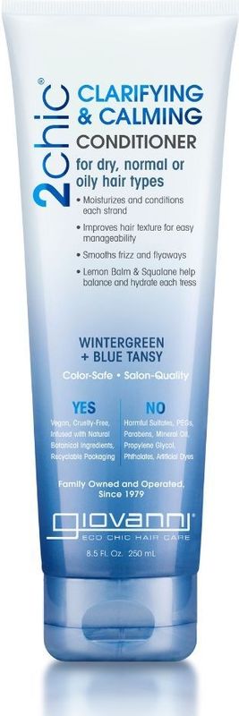 2chic - Clarifying & Calming Conditioner - Kleurveilig - Veganistisch - 355ml