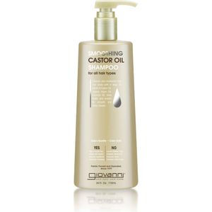Giovanni - Smoothing Castor Oil - Shampoo - 710ml - Vrij van Sulfaten en Parabenen