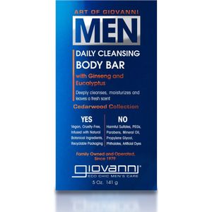 Giovanni Cosmetics - Men's Daily Cleansing Body Bar - 141 gram