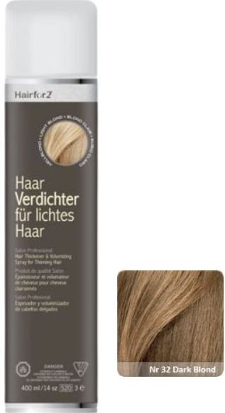 Hairfor2 Colorspray 400 ml - Donkerblond
