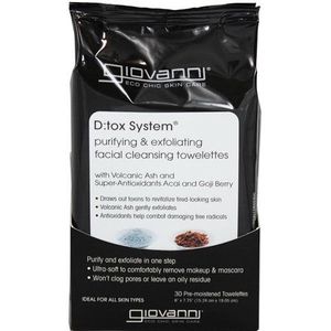 Giovanni Cosmetics - D:Tox System - Gezichtsreinigingsdoekjes - 30 st