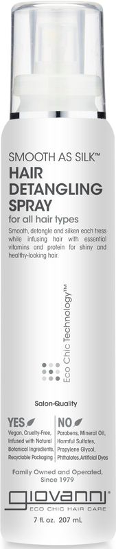 Giovanni Cosmetics - Smooth As Silk - Haarontwarrende Spray - 207 ml