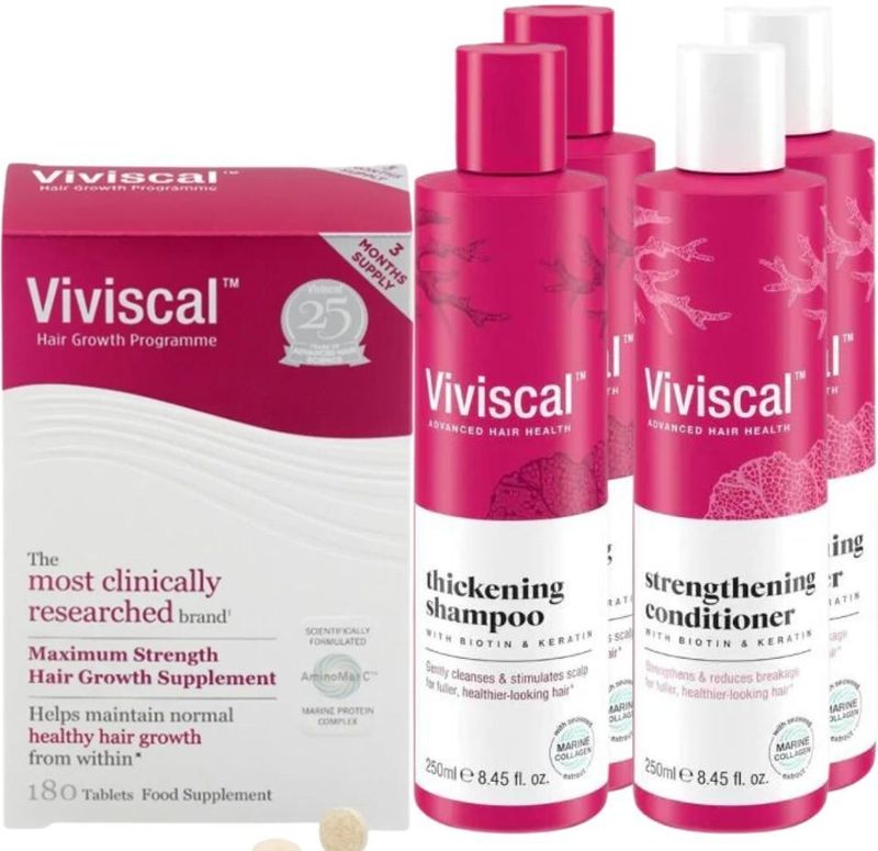 Viviscal - Max Strength Set - Haargroeimiddelen - 3 Maanden