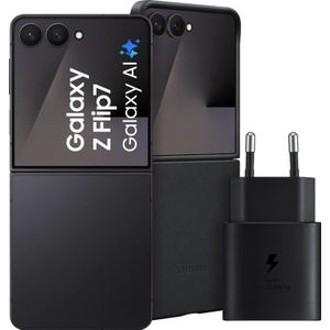 Samsung Galaxy Z Flip 7 256GB Zwart 5G + Accessoirepakket