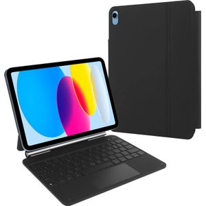 BlueBuilt Apple iPad (2025/2022) 11 inch Toetsenbord Hoes QWERTY Zwart