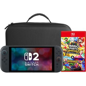 Nintendo Switch 2 + Super Mario Party Jamboree + BlueBuilt Travelcase XL