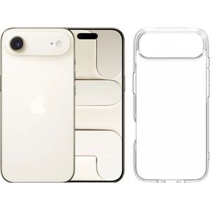 Apple iPhone Air 256GB Goud + BlueBuilt Protective Back Cover Transparant