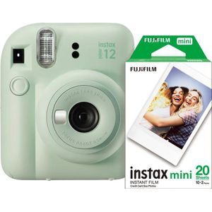 Fujifilm Instax Mini 12 Mint Green + Fotopapier (20 stuks)