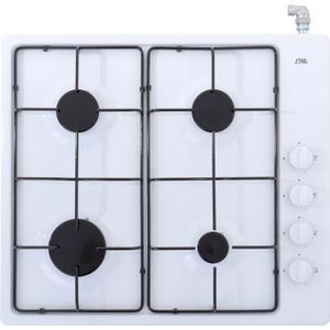 Etna - KGV158WIT - Gas Kookplaat - Wit - Compact Design