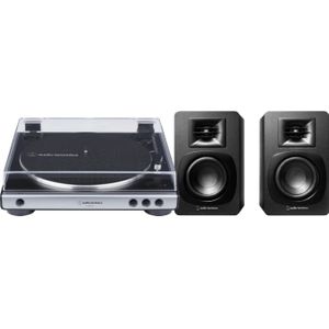 Audio Technica AT-LP60XUSBGM + Audio-Technica ATH-SP3X Zwart