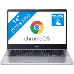 Acer Chromebook 314 - 14 inch - Laptop - Touchscreen - Intel N100 - 4GB DDR5