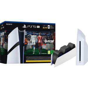 PlayStation 5 Pro + Disc Drive + FC 26 + Oplaadstation