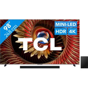 TCL 98" QD Mini-led C81K 4K (2025) + TCL Q75H