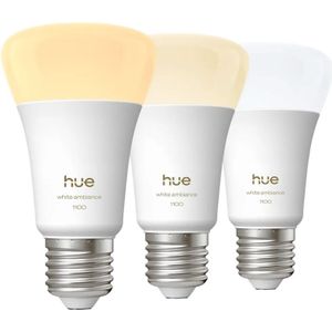 Philips Hue White Ambiance E27 1100lm 3-pack