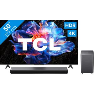 TCL 50" Led P61K 4K (2025) + TCL S55H 2.1 Soundbar