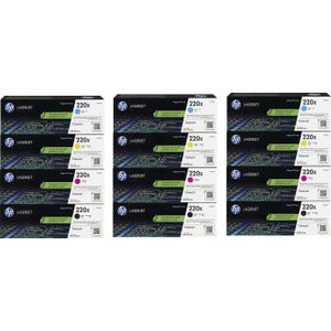 HP 220X LaserJet Toner Combo Pack (3 stuks)