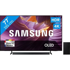 Samsung 77" OLED 4K S85F (2025) + Samsung HW-B750F Zwart