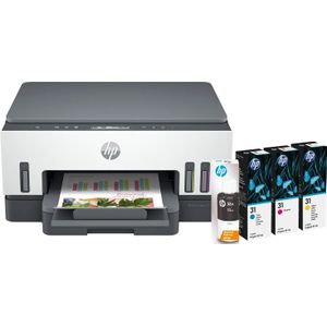 HP Smart Tank 7005 + 1 set extra inktflesjes