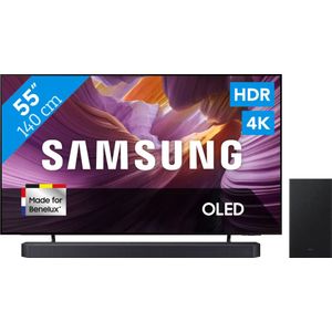 Samsung 55" OLED 4K S85F (2025) + Samsung HW-Q600F Zwart