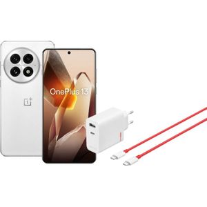 OnePlus 13 - 512GB - Wit - 5G - Met OnePlus SuperVOOC Oplader 120W met 2 Poorten
