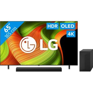 LG - OLED B56 - 65 inch - 4K - Televisie met LG DS60TR Soundbar