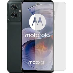 Motorola Moto G55 256GB Zwart 5G + Just in Case Tempered Glass Screenprotector