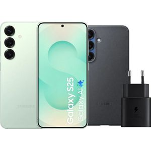 Samsung Galaxy S25 256GB Mint 5G + Accessoirepakket