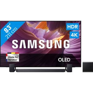 Samsung 83" OLED 4K S85F (2025) + Samsung HW-Q930F Zwart