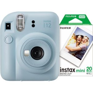 Fujifilm Instax Mini 12 Pastel Blue + Fotopapier (20 stuks)