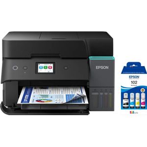 Epson EcoTank ET-4950 - Inkjetprinter - Met 1 set extra inktflesjes