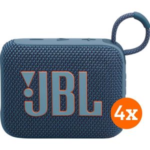 JBL Go 4 Blauw 4-pack