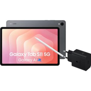 Samsung Galaxy Tab S11 11 inch 512GB Wifi en 5G Grijs + Oplaadpakket