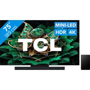 TCL 75" QD Mini-led C71K 4K (2025) + TCL Q65H