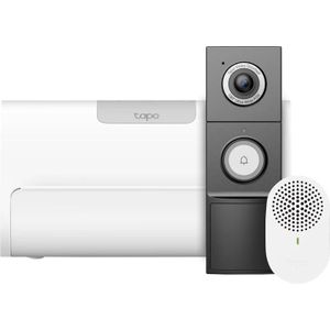 TP-Link Tapo D235 Smart Battery & Wired Doorbell + H500 Smart HomeBase