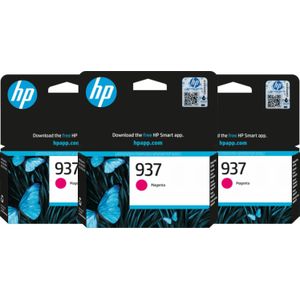 HP 937 Cartridge Magenta (3 stuks)