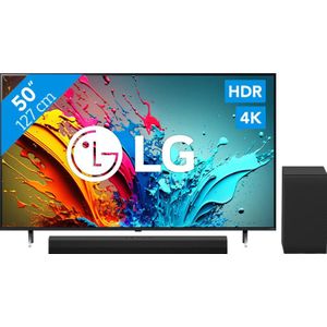 LG - 50QNED85T6C - LED-tv - 50 inch - QNED - Met Soundbar