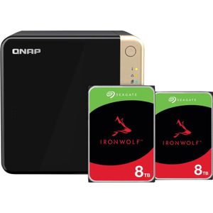 QNAP TS-464-8G + Seagate Ironwolf 16TB (2x8TB)
