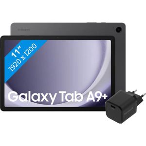 Samsung Galaxy Tab A9 Plus 11 inch 8GB/256GB Wifi Grijs + BlueBuilt Oplader