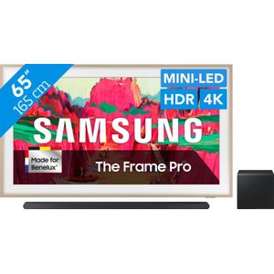 Samsung 65" The Frame Pro LS03FW (2025) + Samsung HW-S800D Zwart (2024)