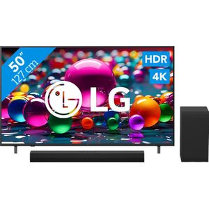 LG - UA75 - Smart TV - 50 inch - 4K - Met LG DS40T Soundbar