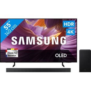 Samsung 55" OLED S85F 4K (2025) + Samsung HW-B750F (2025)